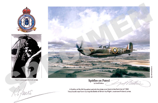 Flight Lieutenant Richard Jones : Spitfire on Patrol