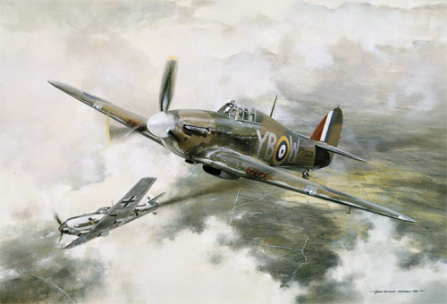 Duel - Scenes of the Battle of Britain print