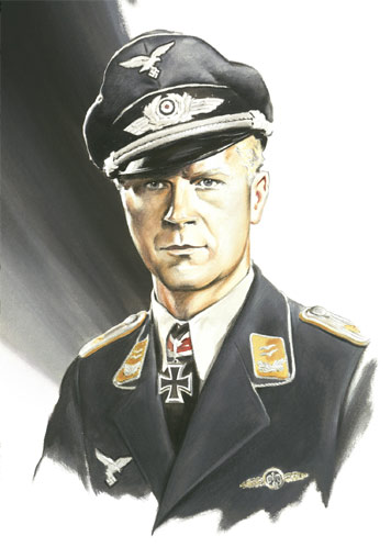 Major Hans-Ekkehard Bob - Individuals print