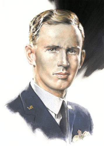 Flying Officer Nat Barry - Individuals print