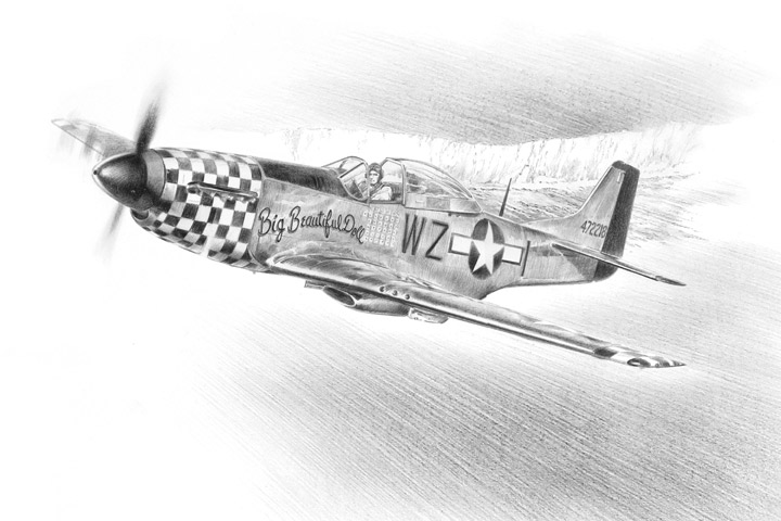 aeroplane pencil drawing
